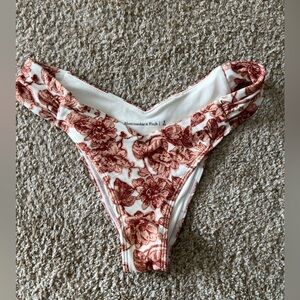 Abercrombie Floral Bikini Bottom Size Small